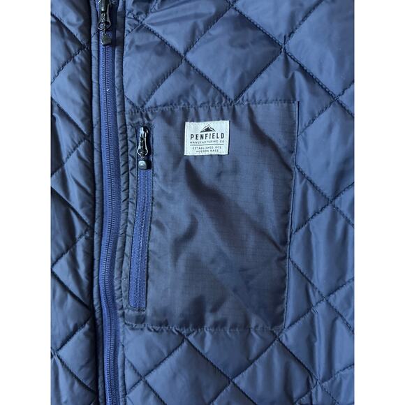 Penfield Men's Kasota Quilted Bomber Jacket in Navy Size Large - Picture 3 of 8